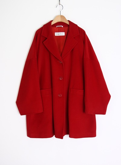 (Made in ITALY) MAX MARA cashmere blend coat