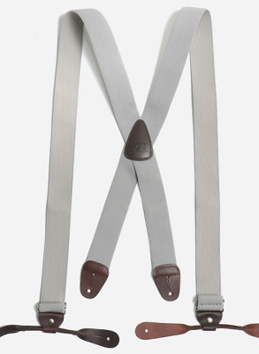 Casual Suspender / Button / Grey